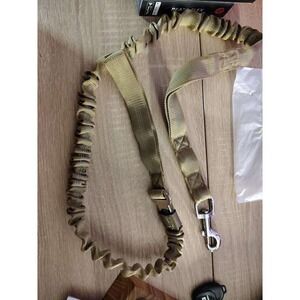 Tactical Dog Leash Bungee Military Style Camo Green 6ft Medium Dogs